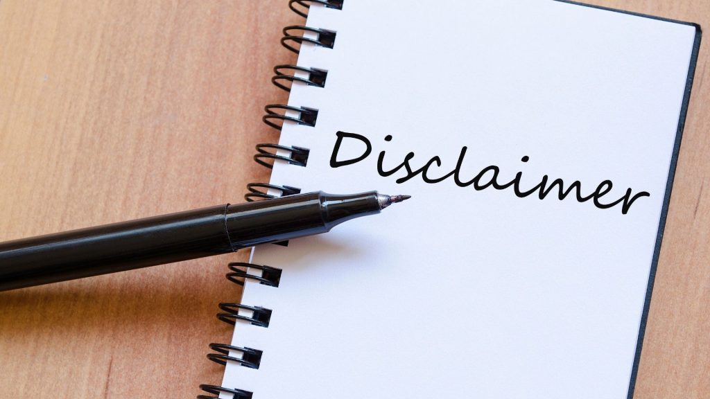Disclaimer alert Bendles Solicitors Cumbria